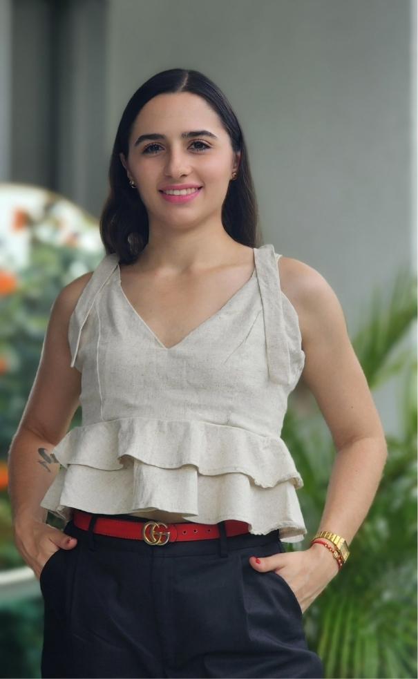 Blusa Lino Boleros Trenza