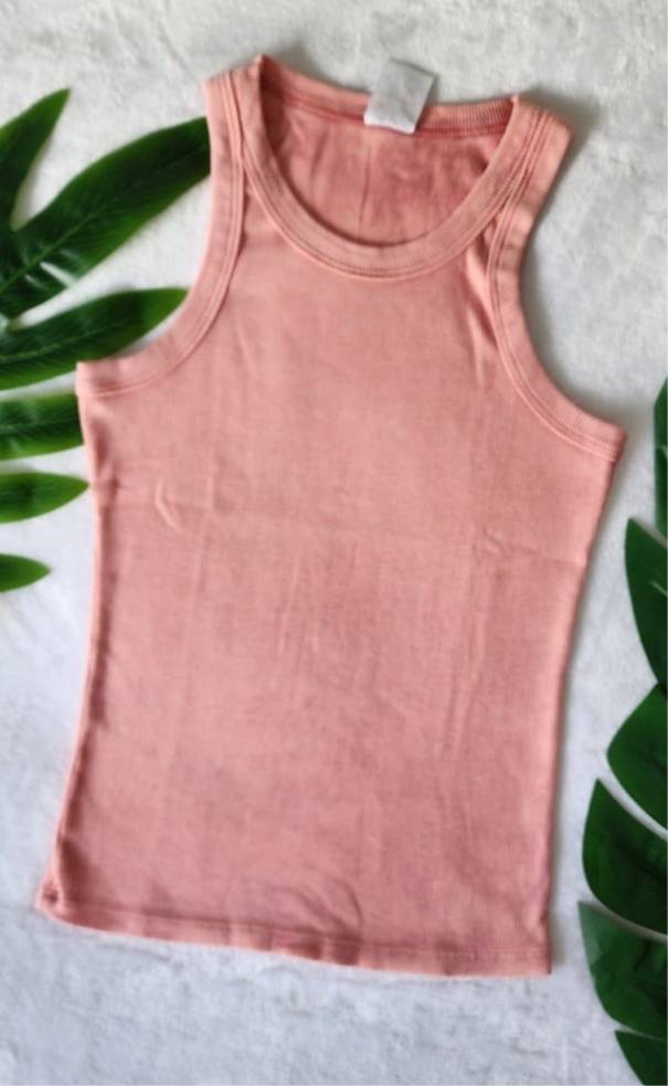 Blusa Esqueleto Rib Tipo Americano Con Sesgo Tie Die