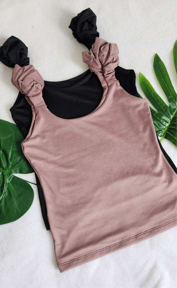 Blusa Manga Corrugada