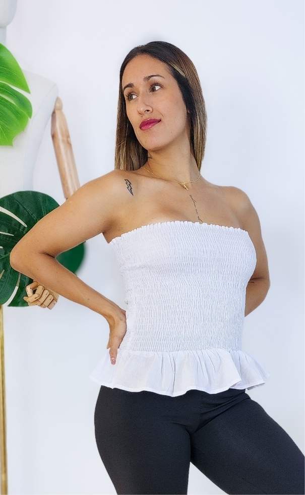 Blusa Corrugada Bolero