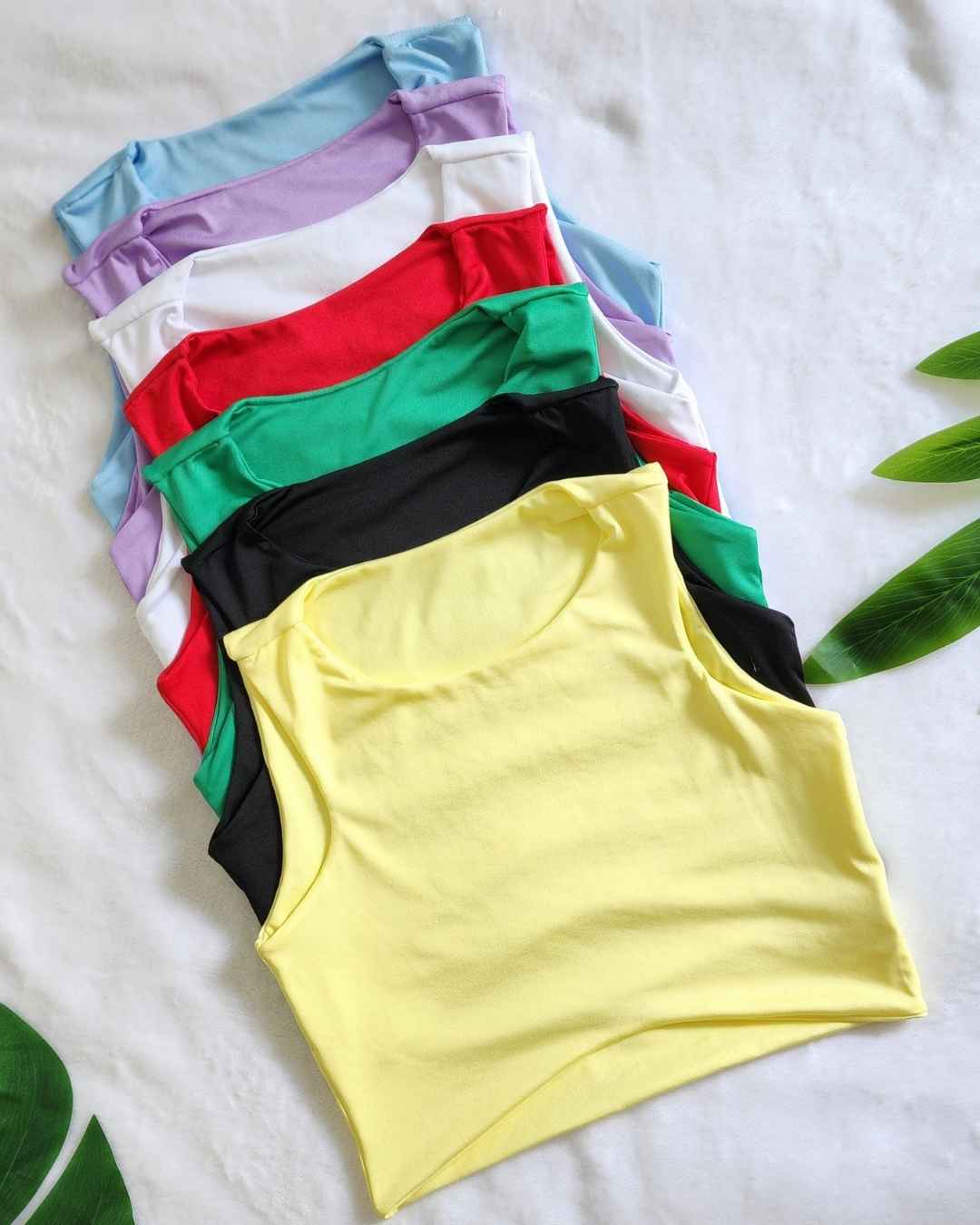 Crop Top Siza Ancho Ombliguero - Polilicra Doble